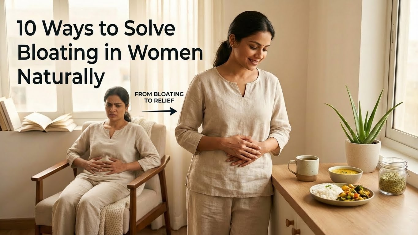 10 Proven Ways to Solve Bloating in Women Naturally By Myfemily.com