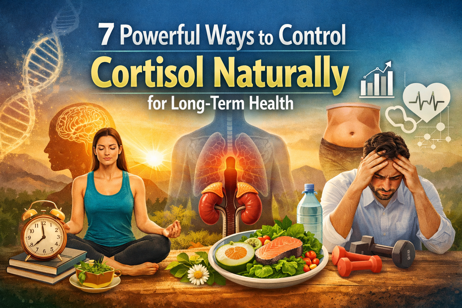 7 Powerful Ways to Control Cortisol Naturally for Long-Term Health