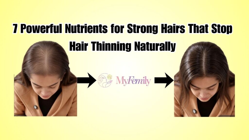7 Powerful Nutrients for Strong Hairs That Stop Hair Thinning Naturally